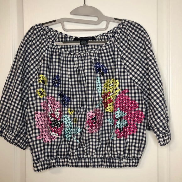 NWOT French Connection cropped top - Picture 3 of 10